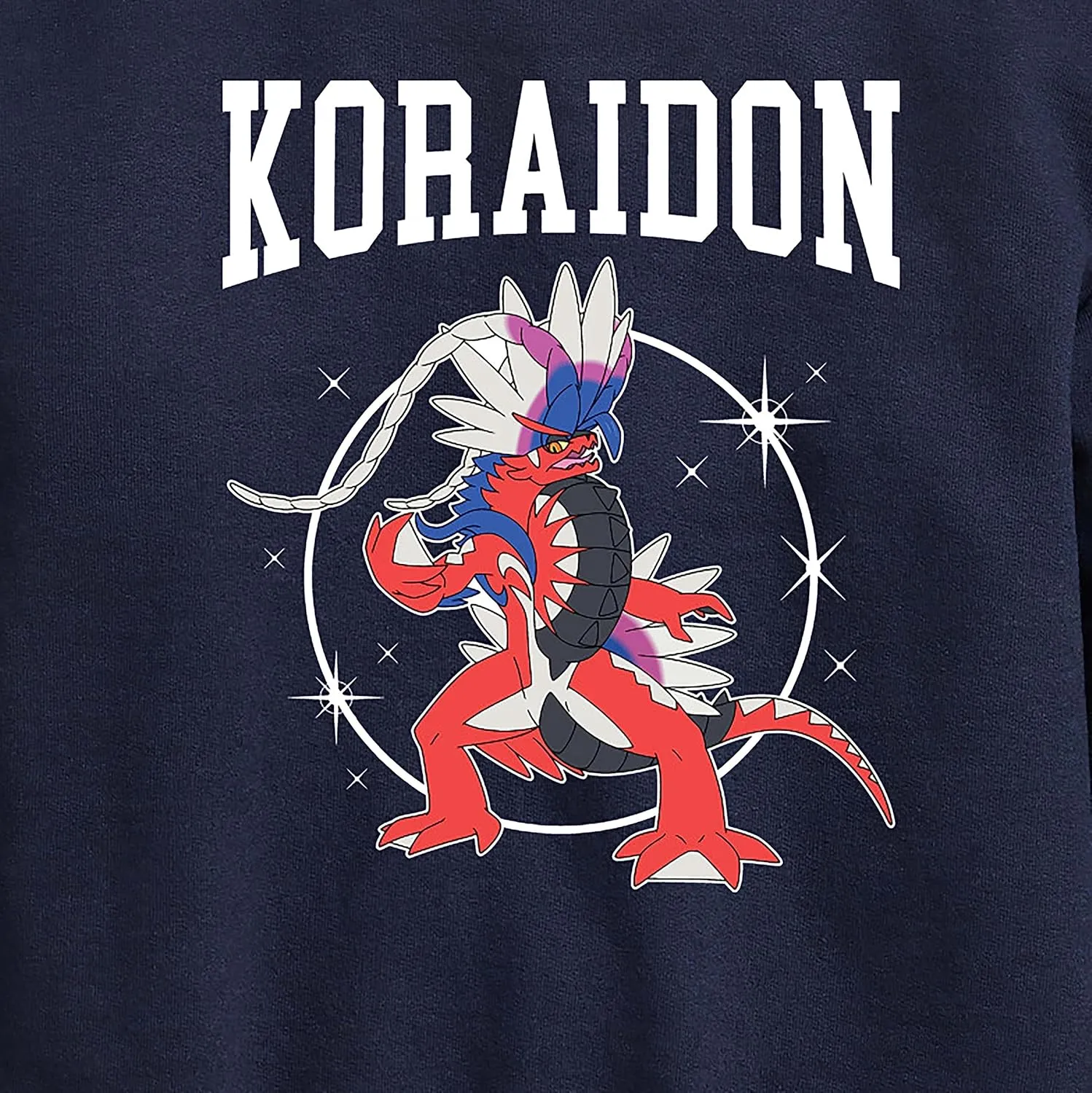 HYBRID APPAREL - Pokmon Koraidon Collegiate - Kids Crewneck Fleece Sweatshirt