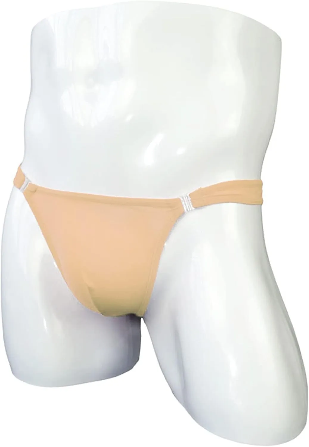 JEsilunmaMY Mens Ice Silk Bikini Briefs Low Waist Translucent Bulge Thong Underwear Breathable T-Back Sexy Panties Underpants
