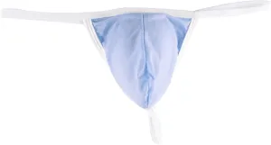 JEsilunmaMY Mens Low Rise Thongs Ice Silk Bulge Pouch G-String Bikini Briefs See Through Comfortable T-Back Panties Underwear