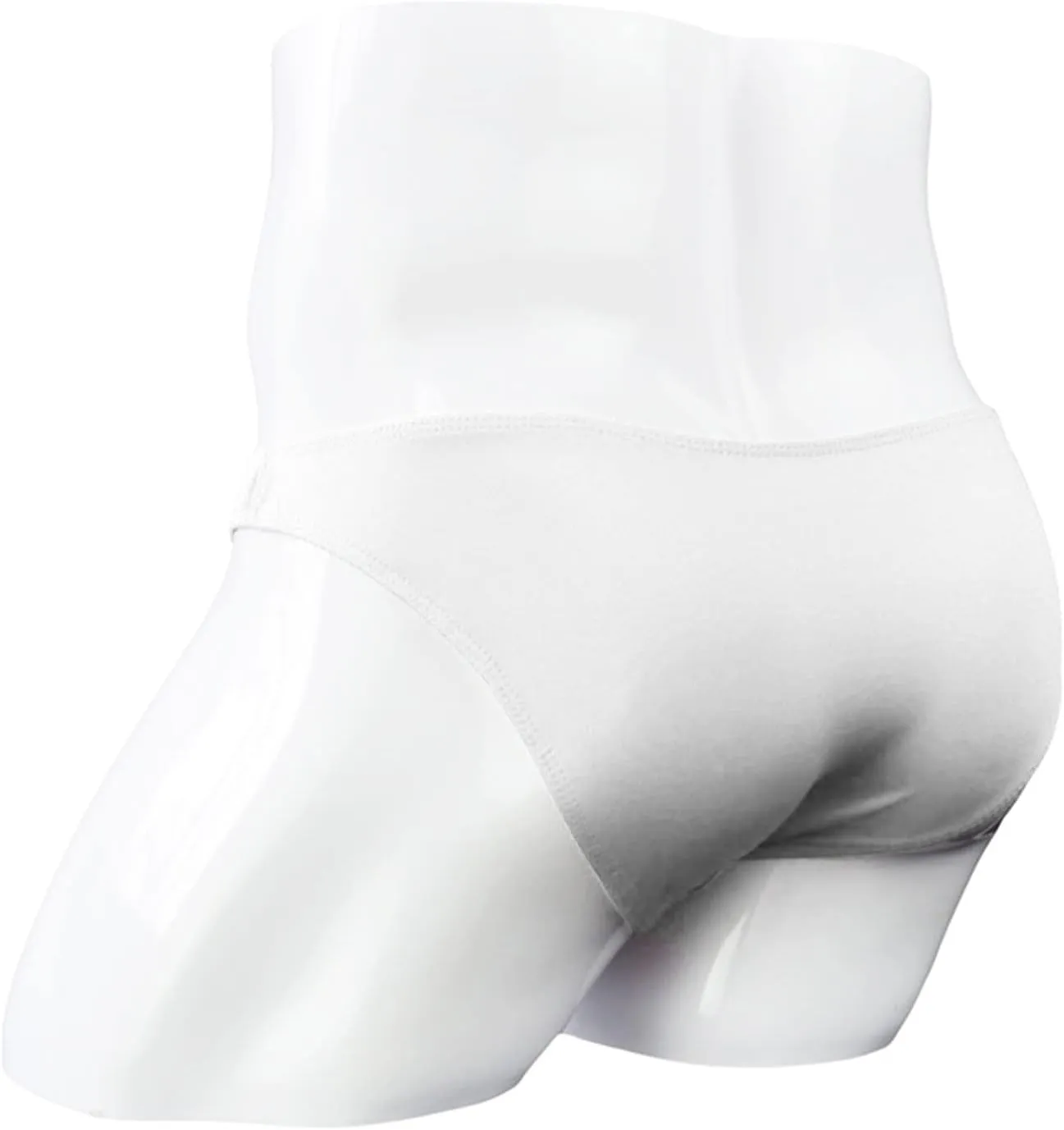 JEsilunmaMY Mens Open Front Briefs Low Waist Hollow Bikini Underwear Lingerie See Through Underpants with Metail O Ring