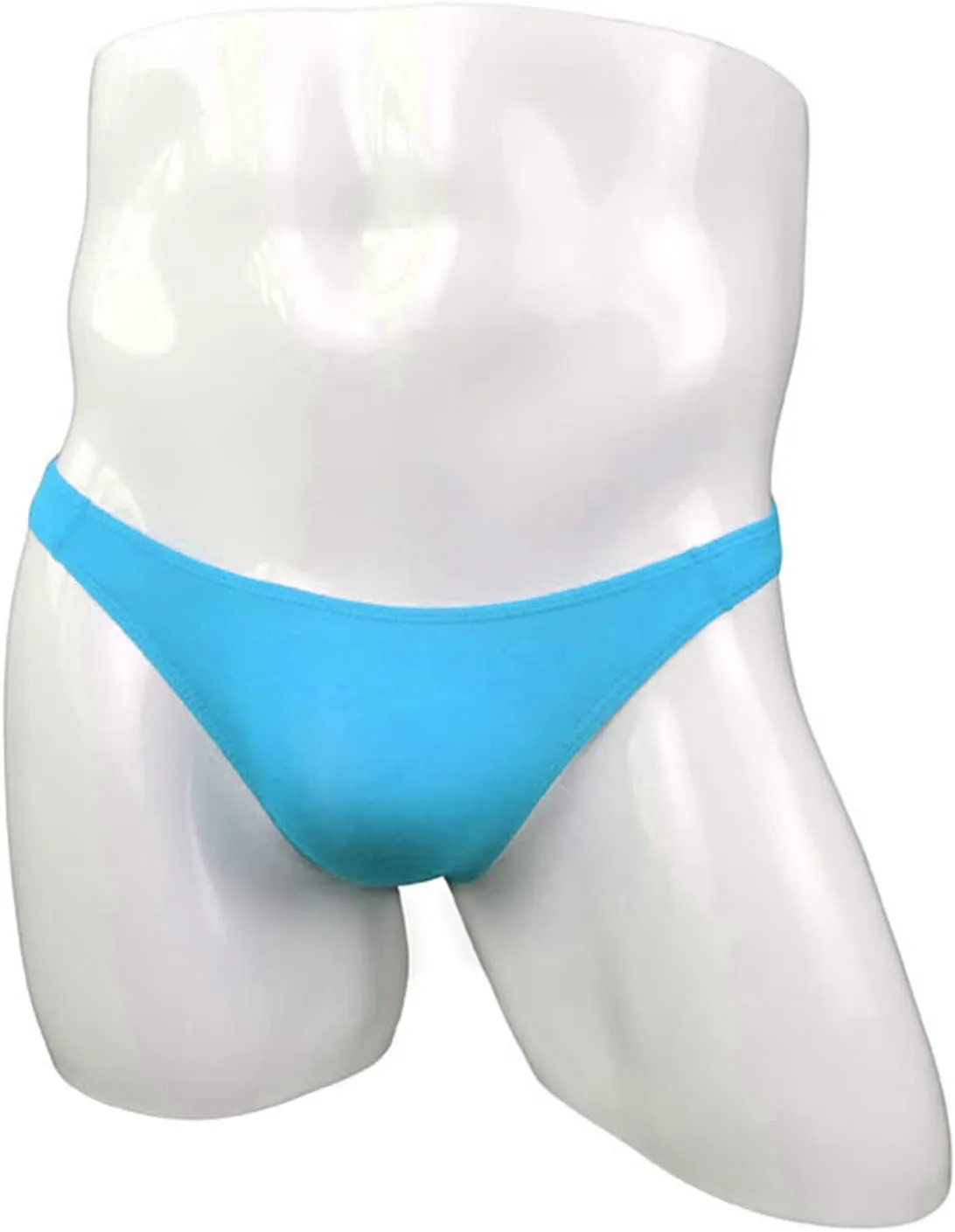 JEsilunmaMY See Through Underwear for Men Ice Silk Low Rise Pouch Mini Bikini Briefs Solid Comfortable Underpants Swimwear
