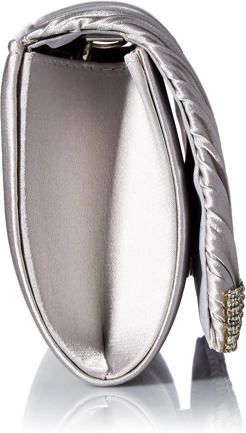 Jessica McClintock Chloe Satin Clutch