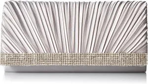 Jessica McClintock Chloe Satin Clutch