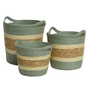 Kaemingk 26cm Round Rope Baskets