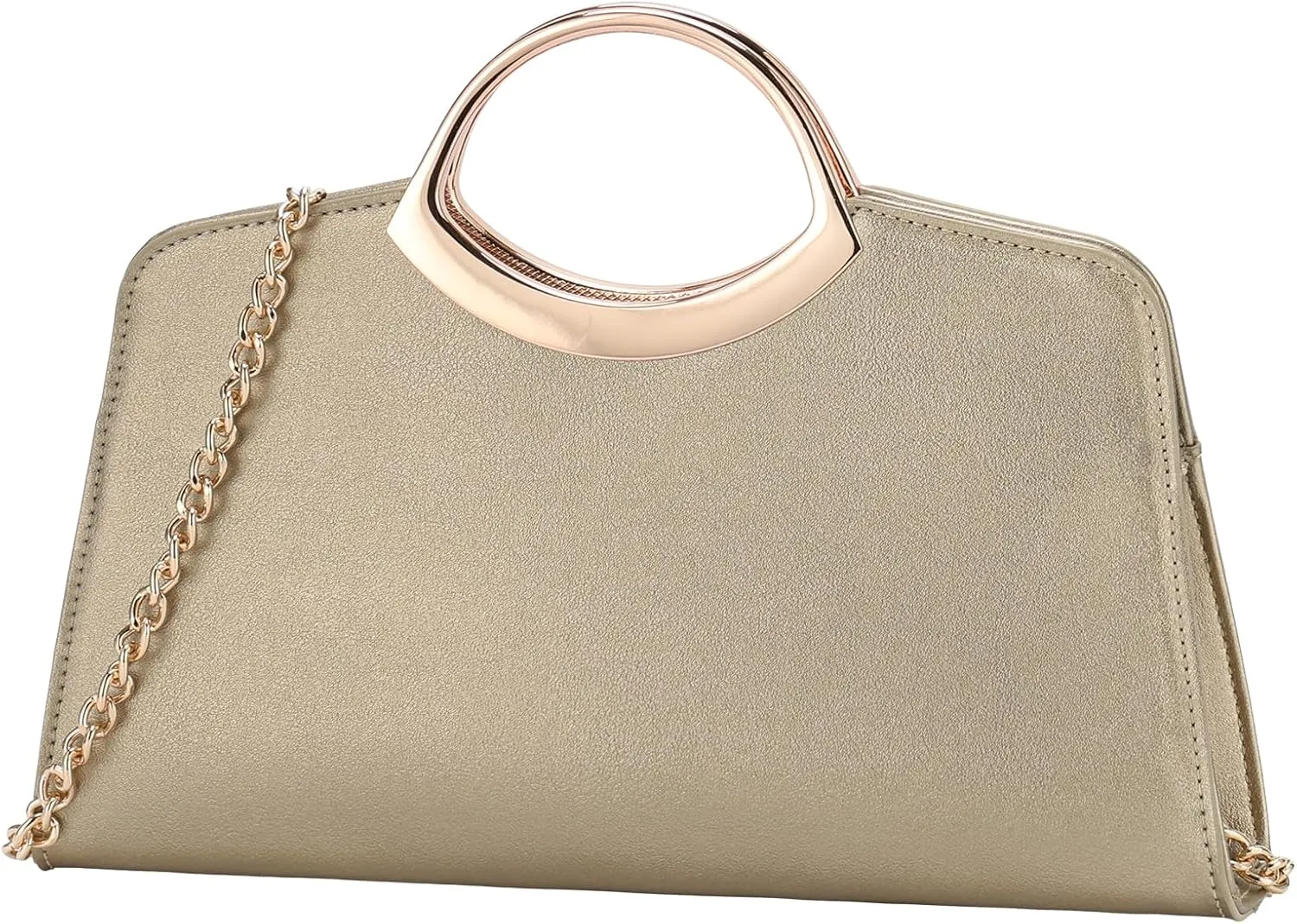 Kasqo Clutch Purse for Women,Fashion Vegan Leather Evening Bag Formal Handbag Crossbody Bag for Party Wedding Cocktail Prom