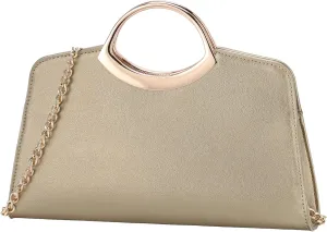 Kasqo Clutch Purse for Women,Fashion Vegan Leather Evening Bag Formal Handbag Crossbody Bag for Party Wedding Cocktail Prom
