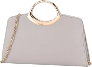 Kasqo Clutch Purse for Women,Fashion Vegan Leather Evening Bag Formal Handbag Crossbody Bag for Party Wedding Cocktail Prom