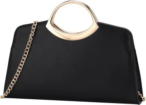 Kasqo Clutch Purse for Women,Fashion Vegan Leather Evening Bag Formal Handbag Crossbody Bag for Party Wedding Cocktail Prom