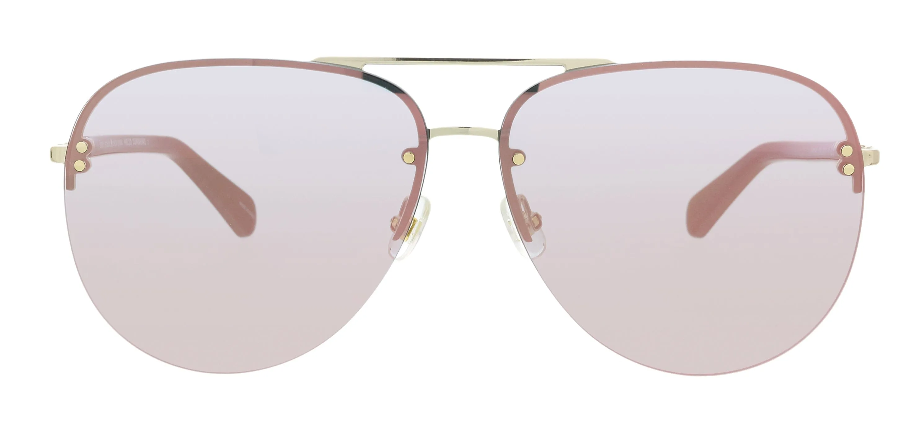 KATE SPADE JAKAYLAS 0807 0J Black Pink Aviator Sunglasses