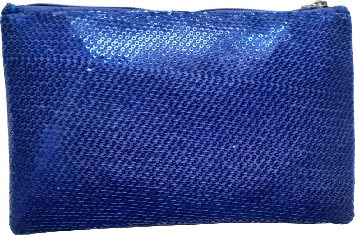 KVR Sequin Polyester Fabrics Clutch Fashion Party Dance Vintage Sparkle purse handbag with Satin lining inside