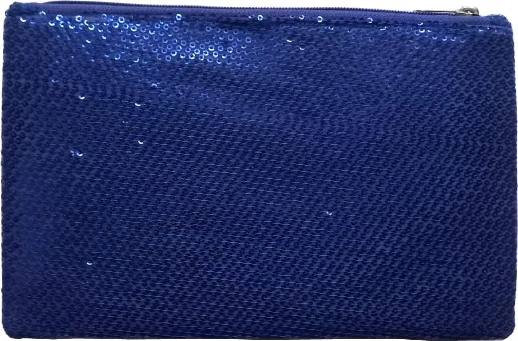KVR Sequin Polyester Fabrics Clutch Fashion Party Dance Vintage Sparkle purse handbag with Satin lining inside
