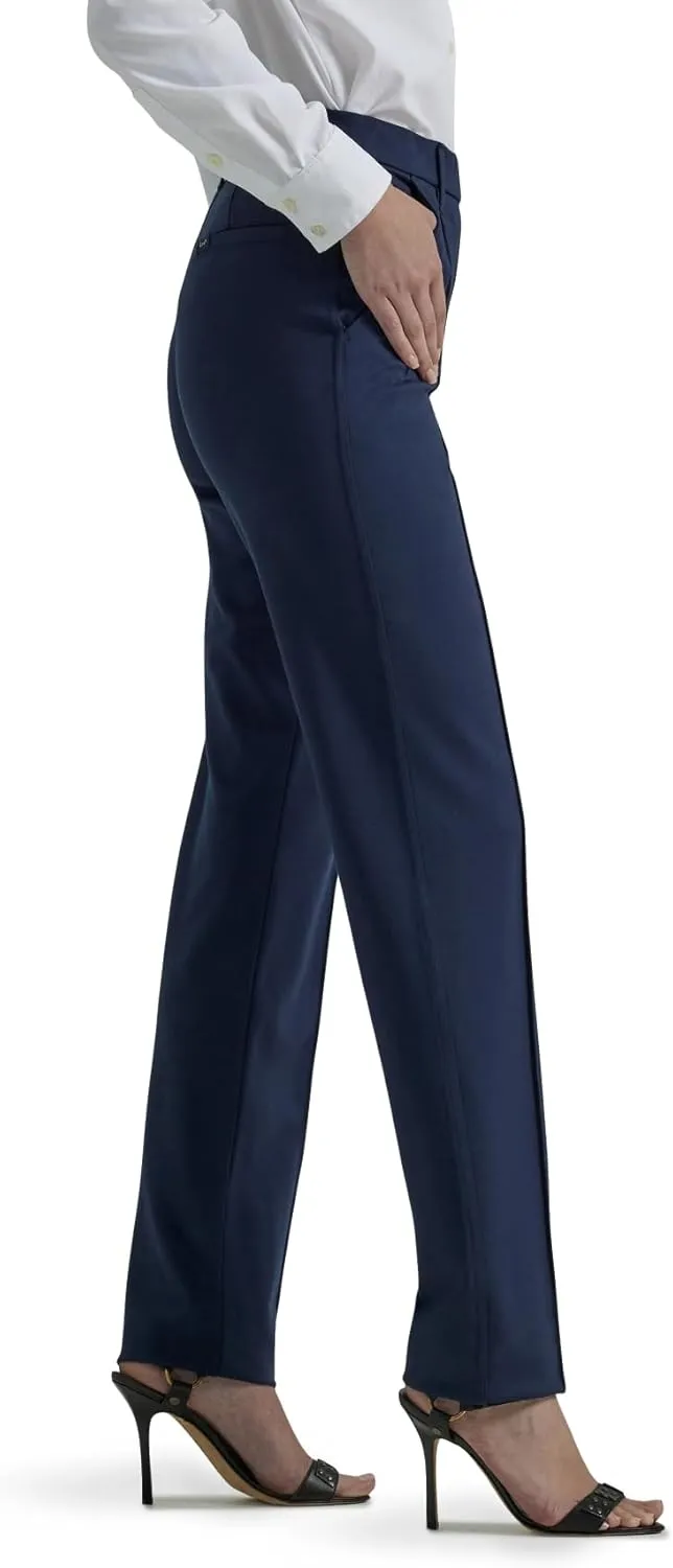 Lee Women's Ultra Lux Comfort Any Wear Straight Leg Pant