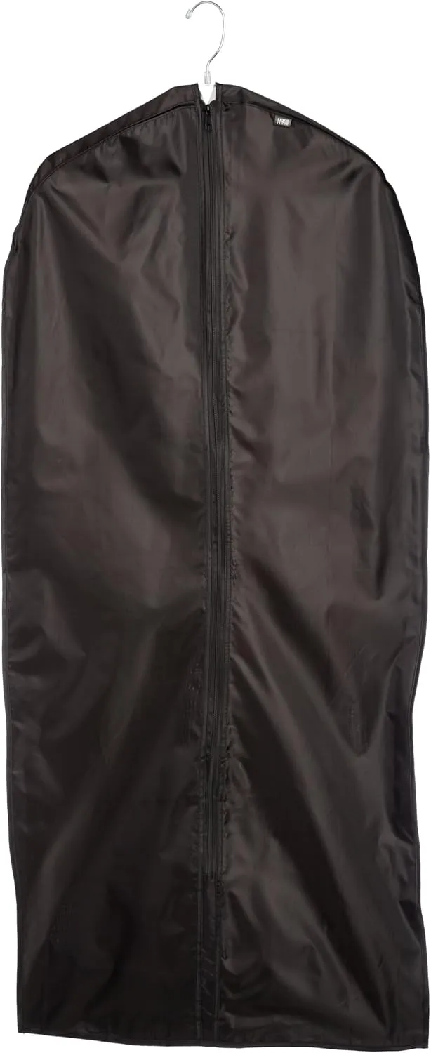 Lewis N. Clark Travel Garment Bag Cover for Airplane, Car, Everyday Use-Heavy-Duty, Lightweight, Water-Resistant, Perfect for Suits, Dresses, or Uniforms, 47 Length, Black, One Size