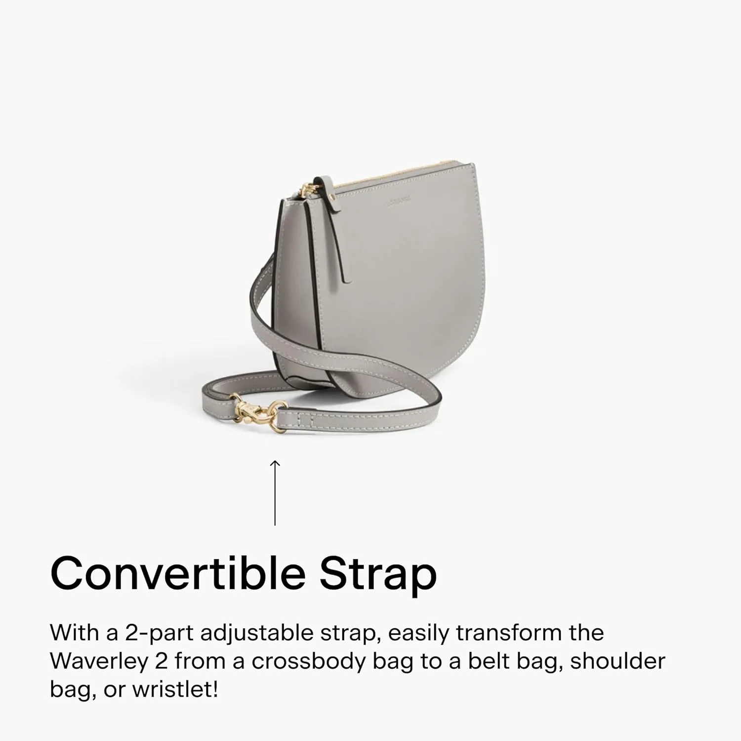 Lo & Sons Waverley 2 - Convertible Crossbody Belt Bag | Wristlet Shoulder Bag | Shoulder Bag Fanny Pack | Fashion Waist Pack