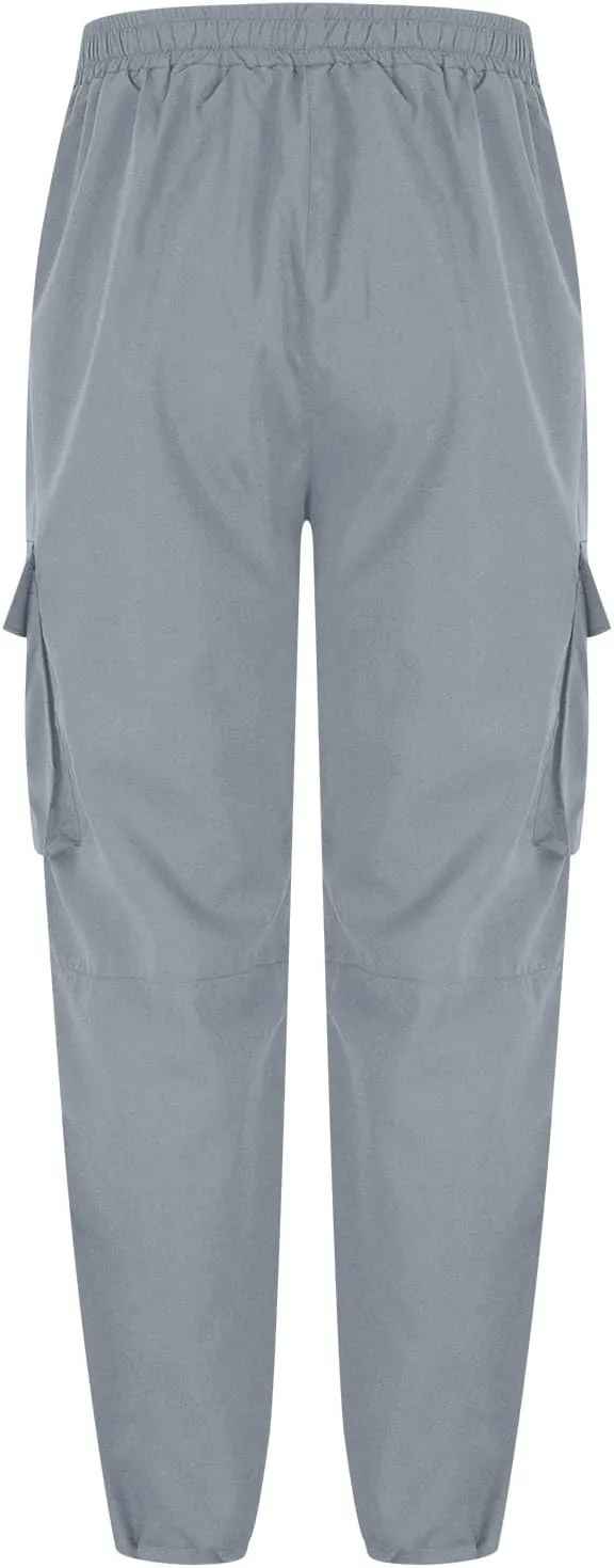Mens Cargo Pants Casual Joggers Athletic Pants Cotton Loose Straight Sweatpants with Multil Pockets Outdoor Apparel