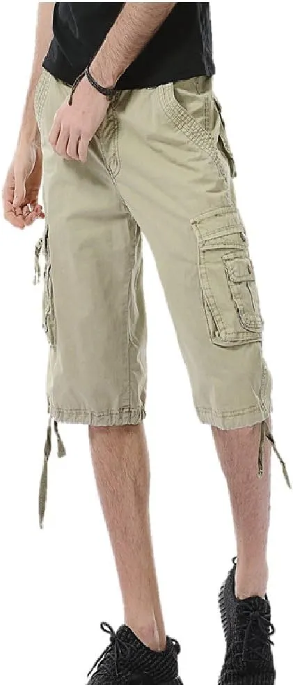 Men's Cotton Twill Cargo Shorts Outdoor Wear Lightweight