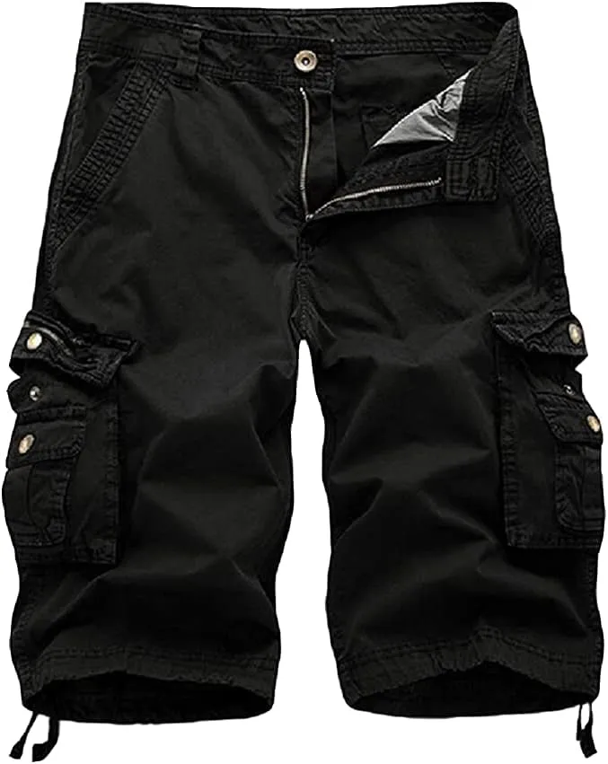 Men's Cotton Twill Cargo Shorts Outdoor Wear Lightweight