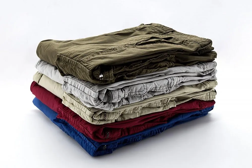 Men's Cotton Twill Cargo Shorts Outdoor Wear Lightweight