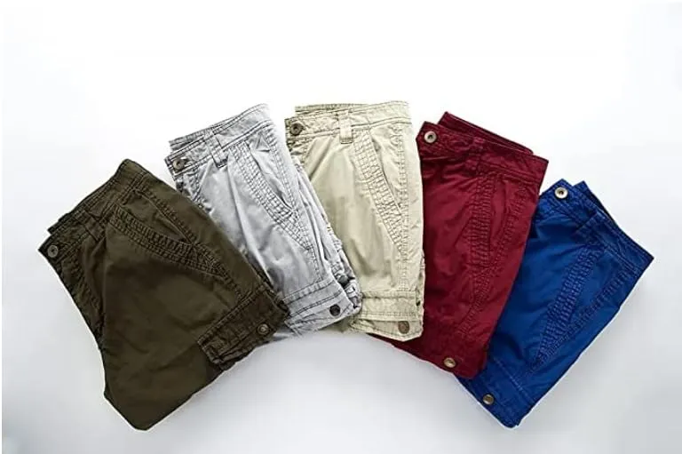 Men's Cotton Twill Cargo Shorts Outdoor Wear Lightweight