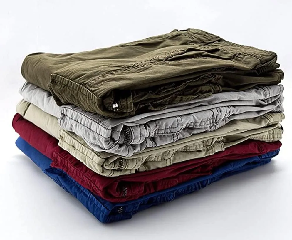 Men's Cotton Twill Cargo Shorts Outdoor Wear Lightweight