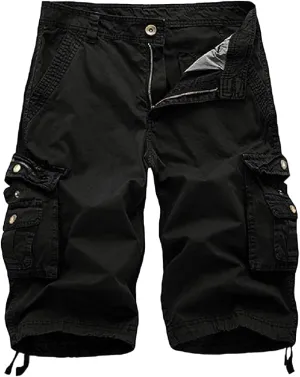 Men's Cotton Twill Cargo Shorts Outdoor Wear Lightweight