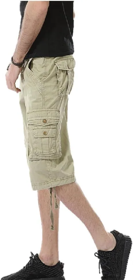 Men's Cotton Twill Cargo Shorts Outdoor Wear Lightweight