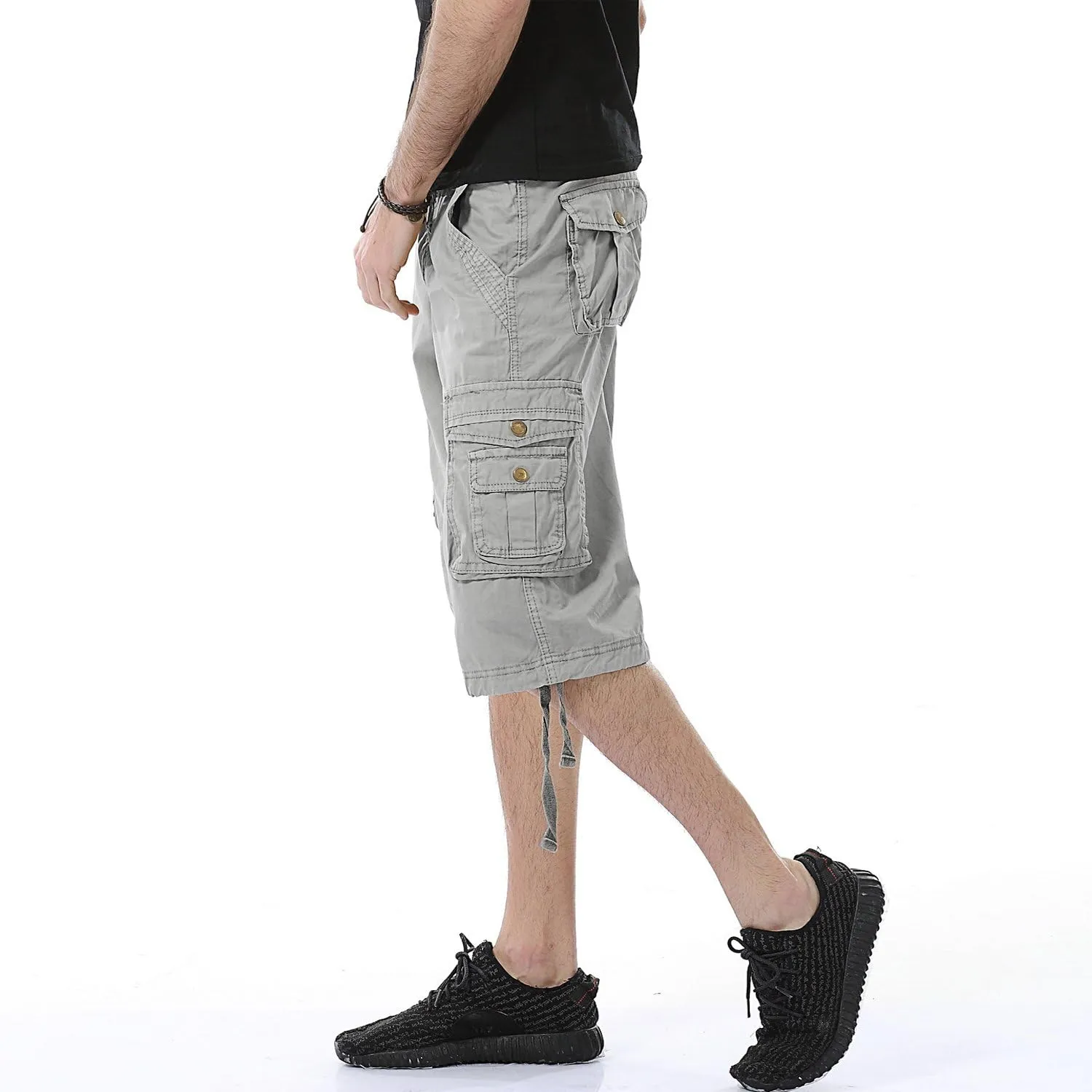 Men's Cotton Twill Cargo Shorts Outdoor Wear Lightweight