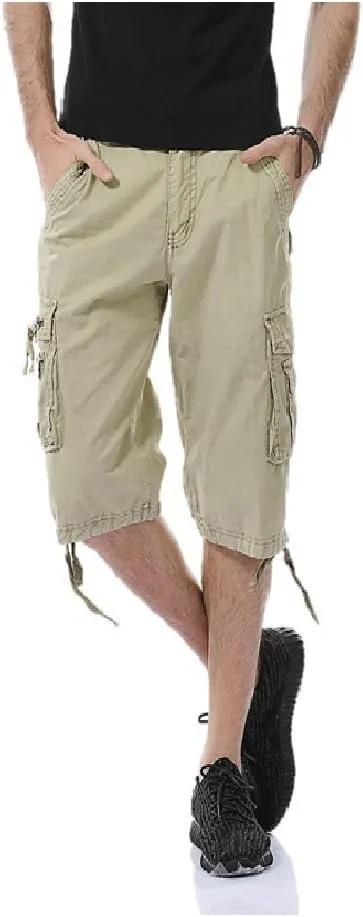 Men's Cotton Twill Cargo Shorts Outdoor Wear Lightweight