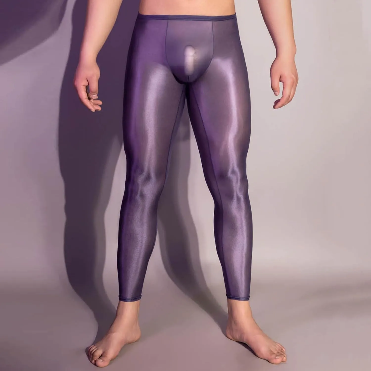 Mens Exotic Apparel Fashionable Tight Fitting Seductive Glossy Casual Clothing for Stylish Confidence