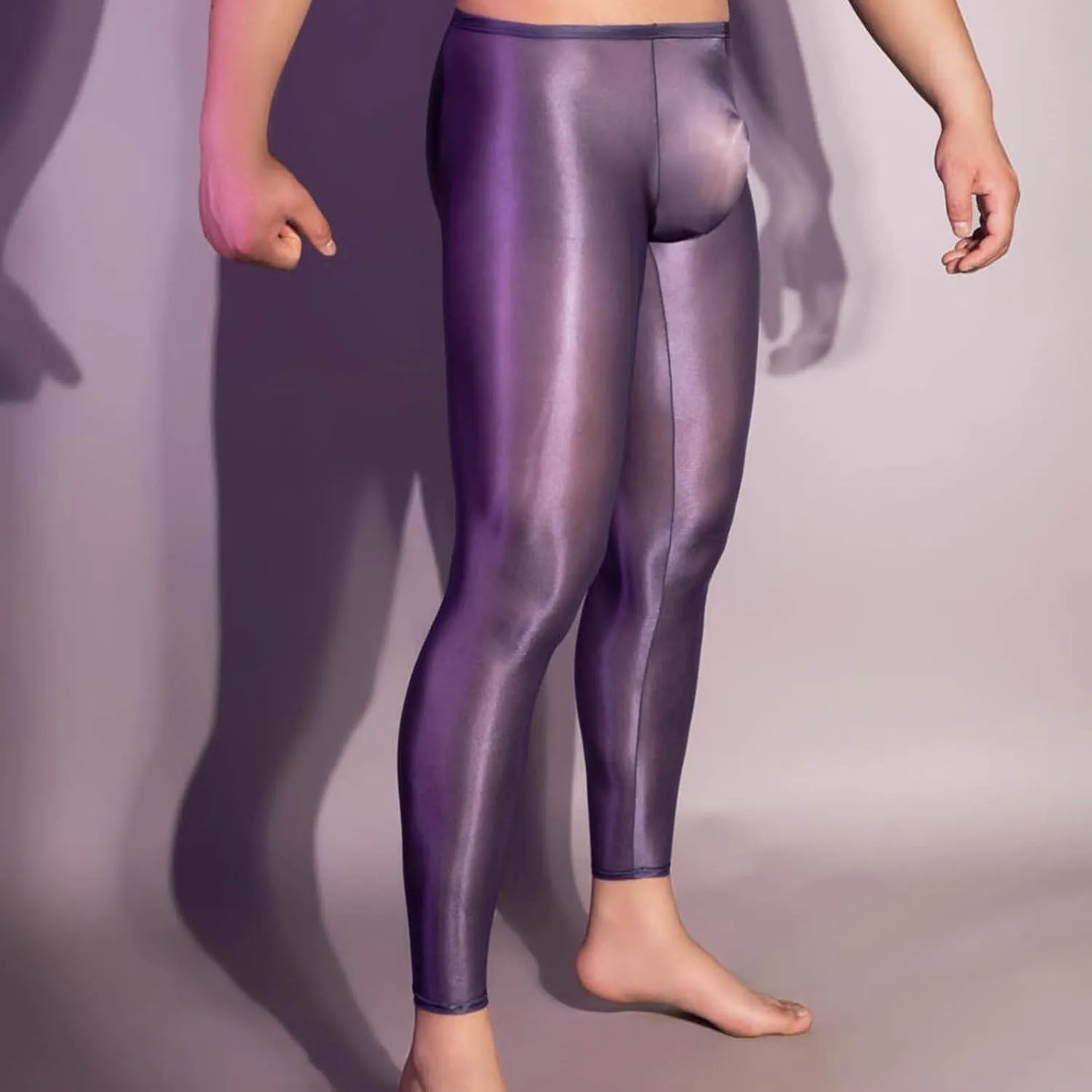 Mens Exotic Apparel Fashionable Tight Fitting Seductive Glossy Casual Clothing for Stylish Confidence