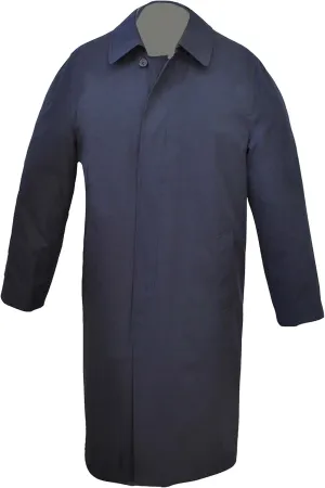 Mens Navy Rain Wear Long Trench Coat Style # 760/260MT