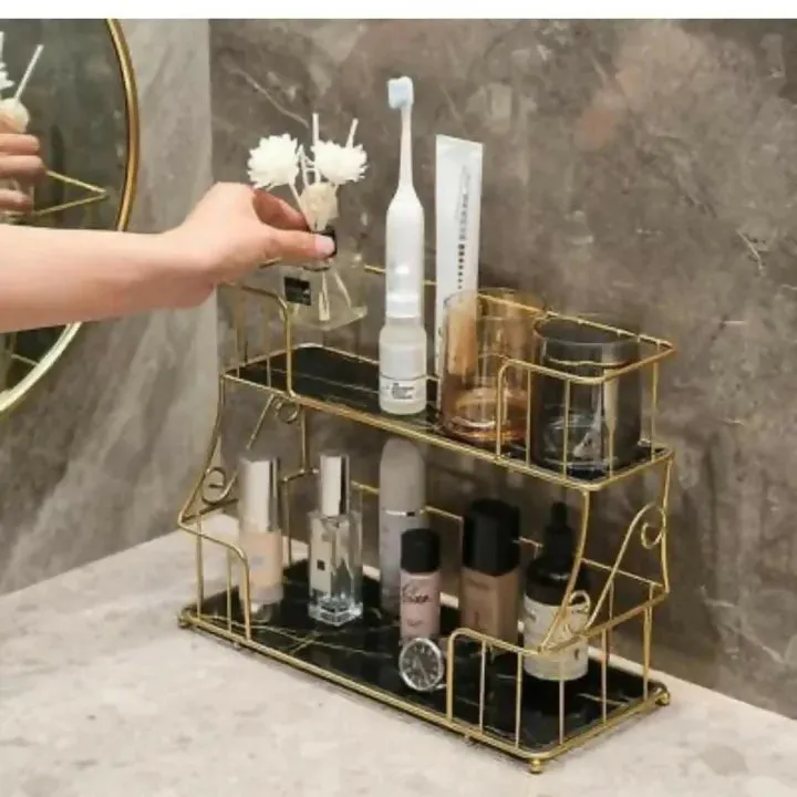 Metal Cosmetic Vanity Tray