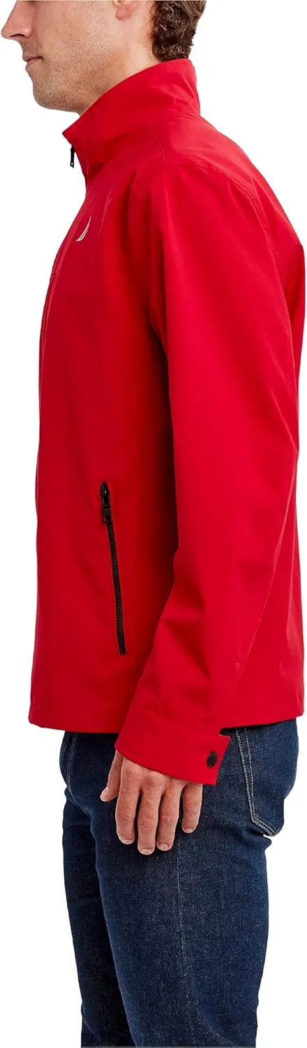 Nautica Men's Waterproof, Windproof, Golf, Hiking, Travel, Casual Wear Windbreaker Jacket