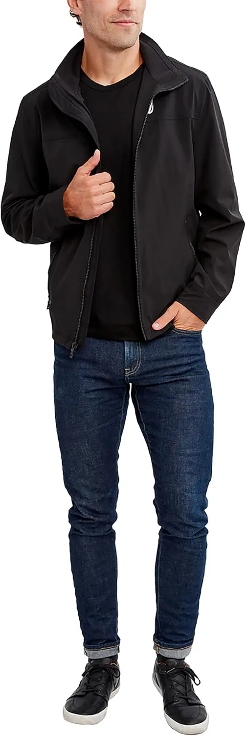 Nautica Men's Waterproof, Windproof, Golf, Hiking, Travel, Casual Wear Windbreaker Jacket