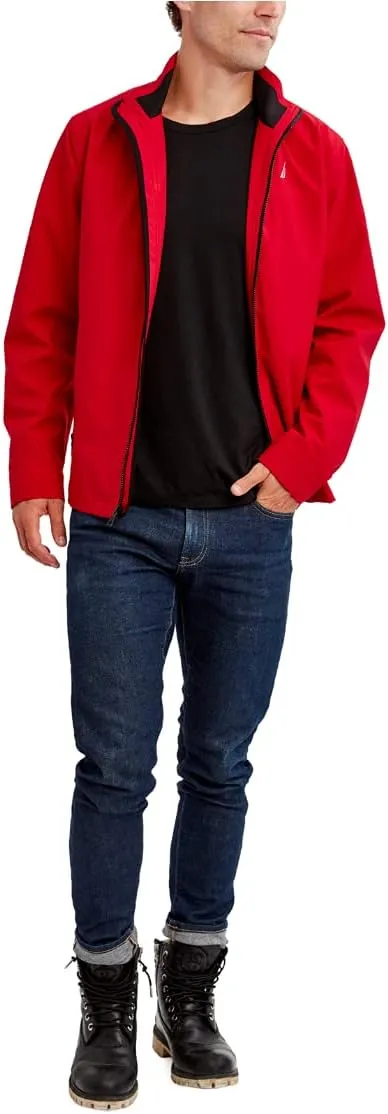 Nautica Men's Waterproof, Windproof, Golf, Hiking, Travel, Casual Wear Windbreaker Jacket