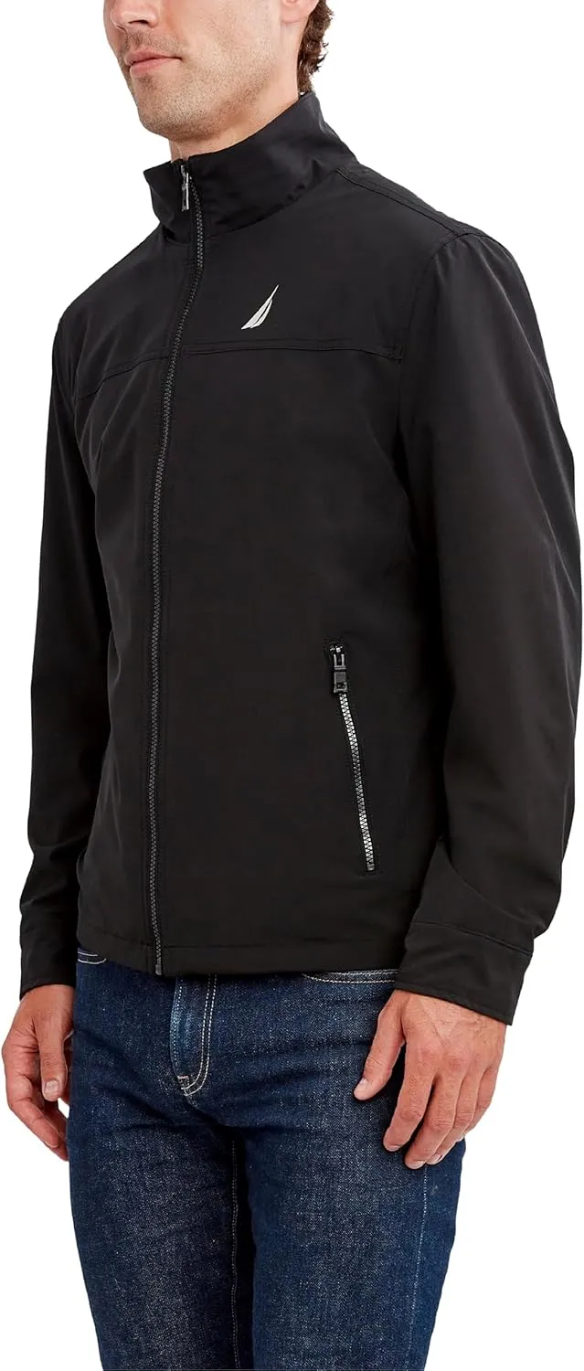Nautica Men's Waterproof, Windproof, Golf, Hiking, Travel, Casual Wear Windbreaker Jacket