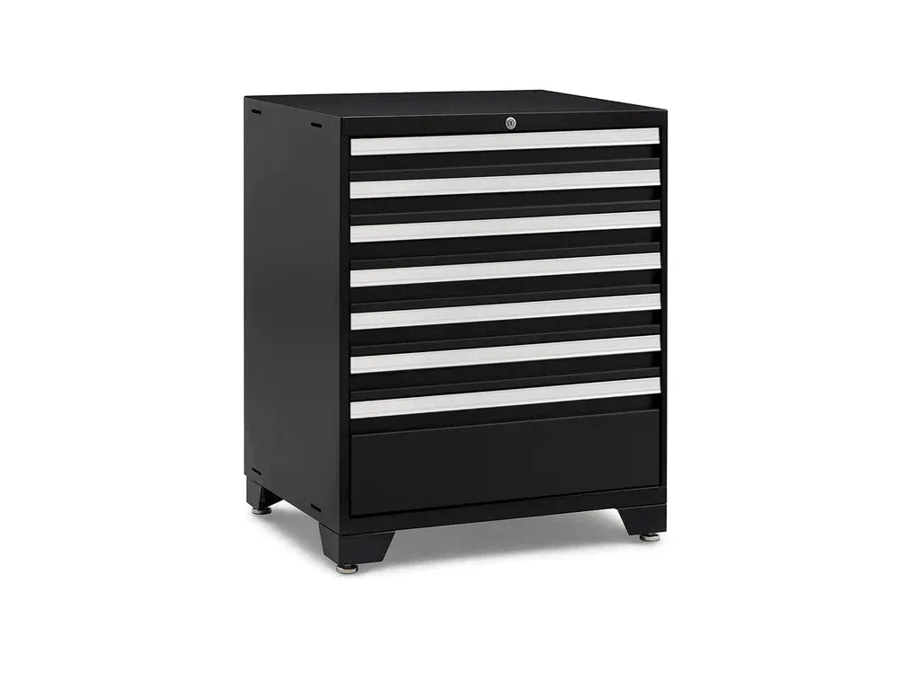 Newage Pro 3.0 Series 28 in. 7-Drawer Tool Cabinet Black