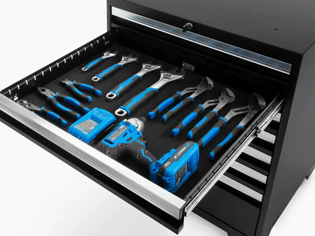 Newage Pro 3.0 Series 28 in. 7-Drawer Tool Cabinet Black