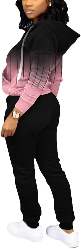 Nimsruc Two Piece Outfits For Women Casual Tracksuit