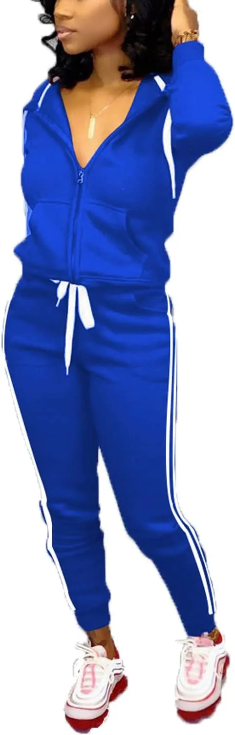 Nimsruc Two Piece Outfits For Women Casual Tracksuit