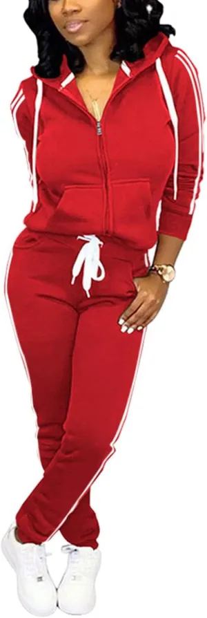 Nimsruc Two Piece Outfits For Women Casual Tracksuit