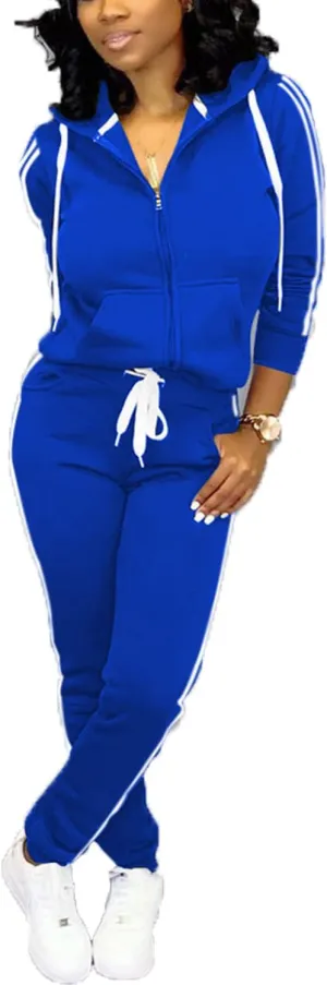 Nimsruc Two Piece Outfits For Women Casual Tracksuit