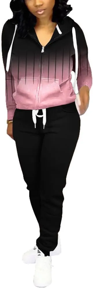 Nimsruc Two Piece Outfits For Women Casual Tracksuit