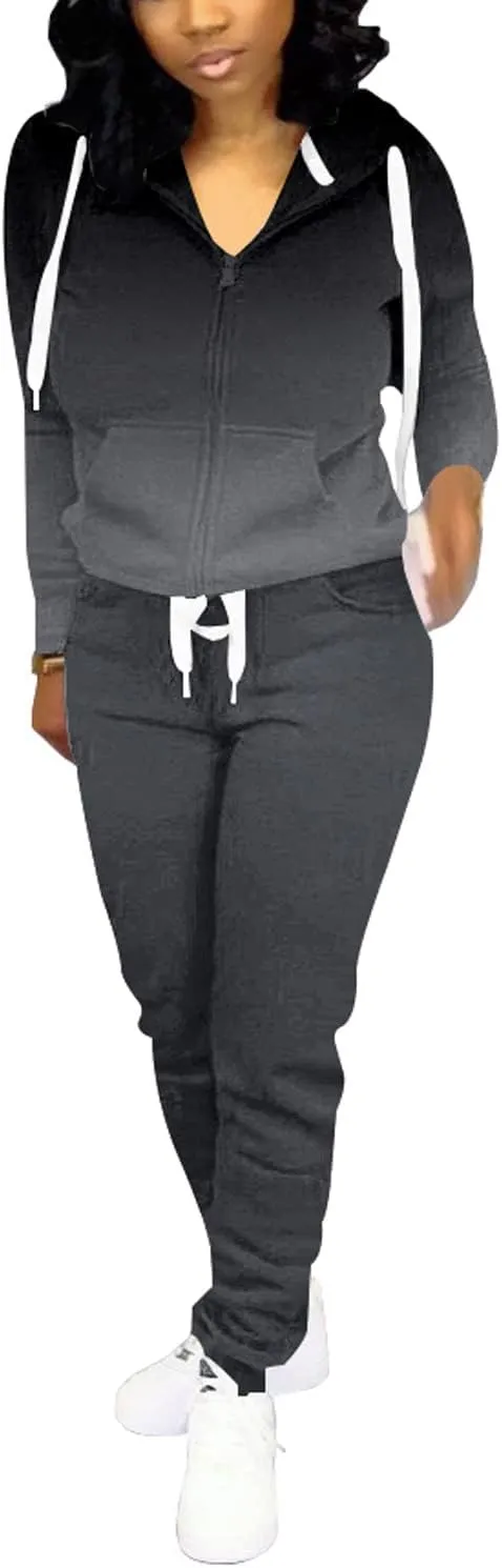 Nimsruc Two Piece Outfits For Women Casual Tracksuit