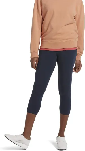 No Nonsense Women's Cotton Blackout Capri Legging