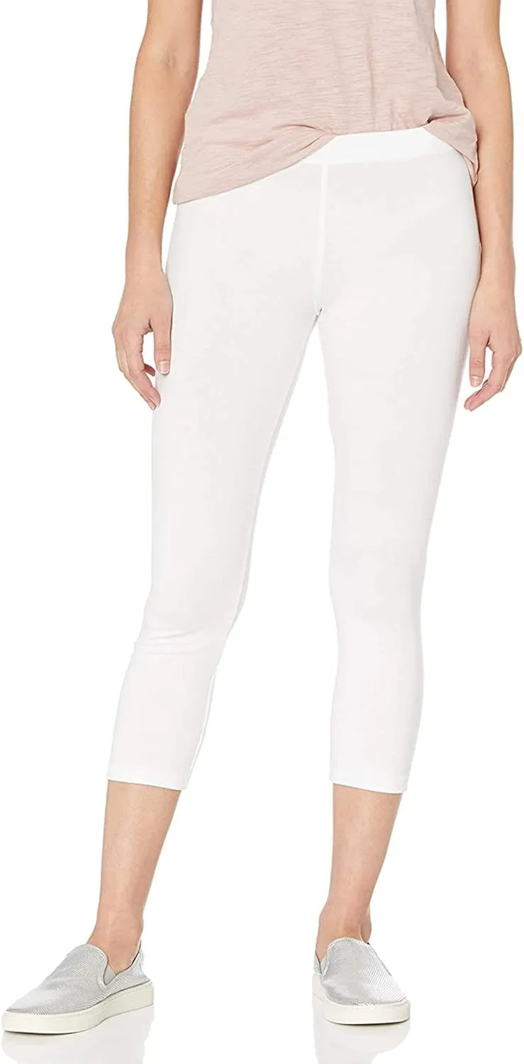 No Nonsense Women's Cotton Blackout Capri Legging