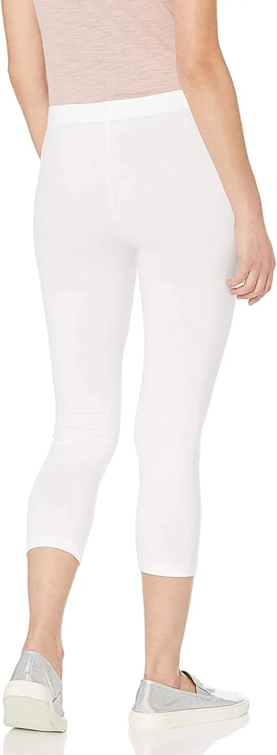 No Nonsense Women's Cotton Blackout Capri Legging