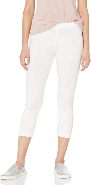 No Nonsense Women's Cotton Blackout Capri Legging