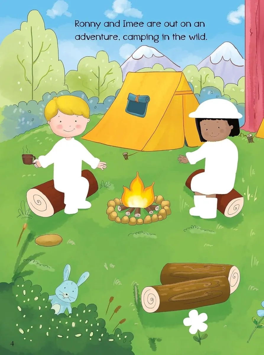 Om Books International Getting Dressed for Holiday: Sticker Activity Book
