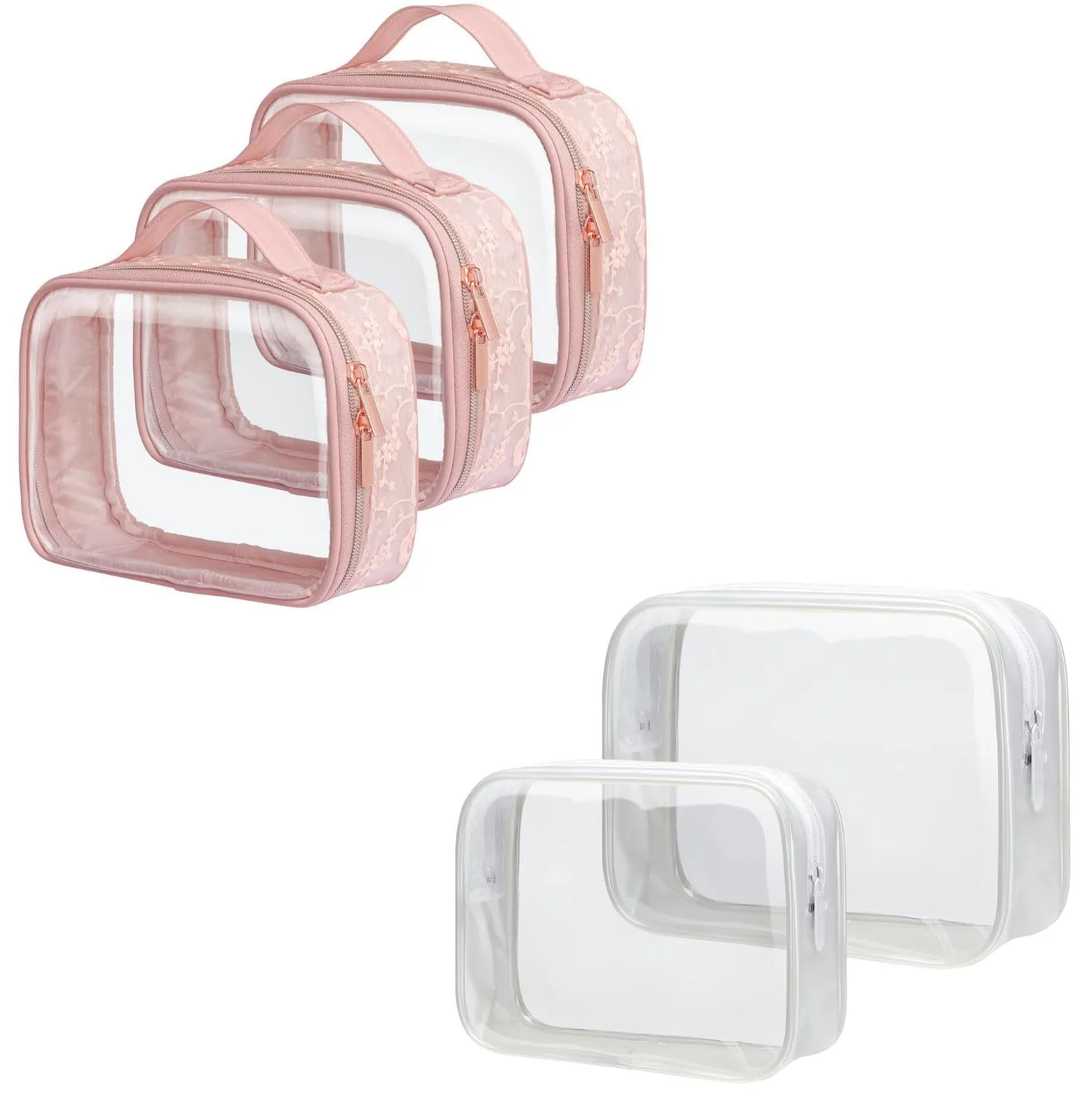 PACKISM TSA Approved Toiletry Bag, 2 Styles for Bundle Sale
